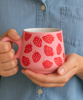 Pink Strawberry Mug 