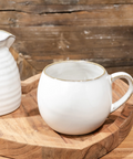 5.7" Plain White Round Mug - Main Street Roasters