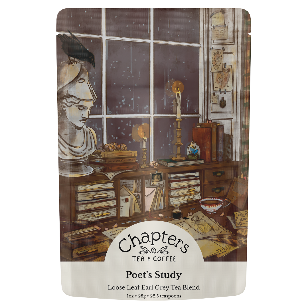 Poet's Study | Chapters Tea 1 oz Front - Main Street Roasters