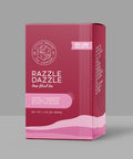 Little Prayer Tea Company Tea box with 'Razzle Dazzle' branding on a gray background