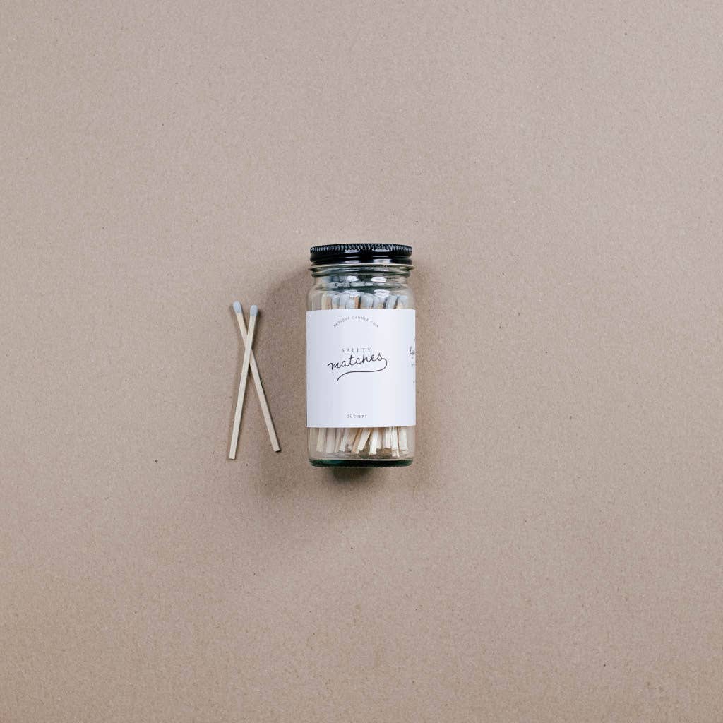 Jar of Safety Matches by Antique Candle Co.® - Main Street Roasters