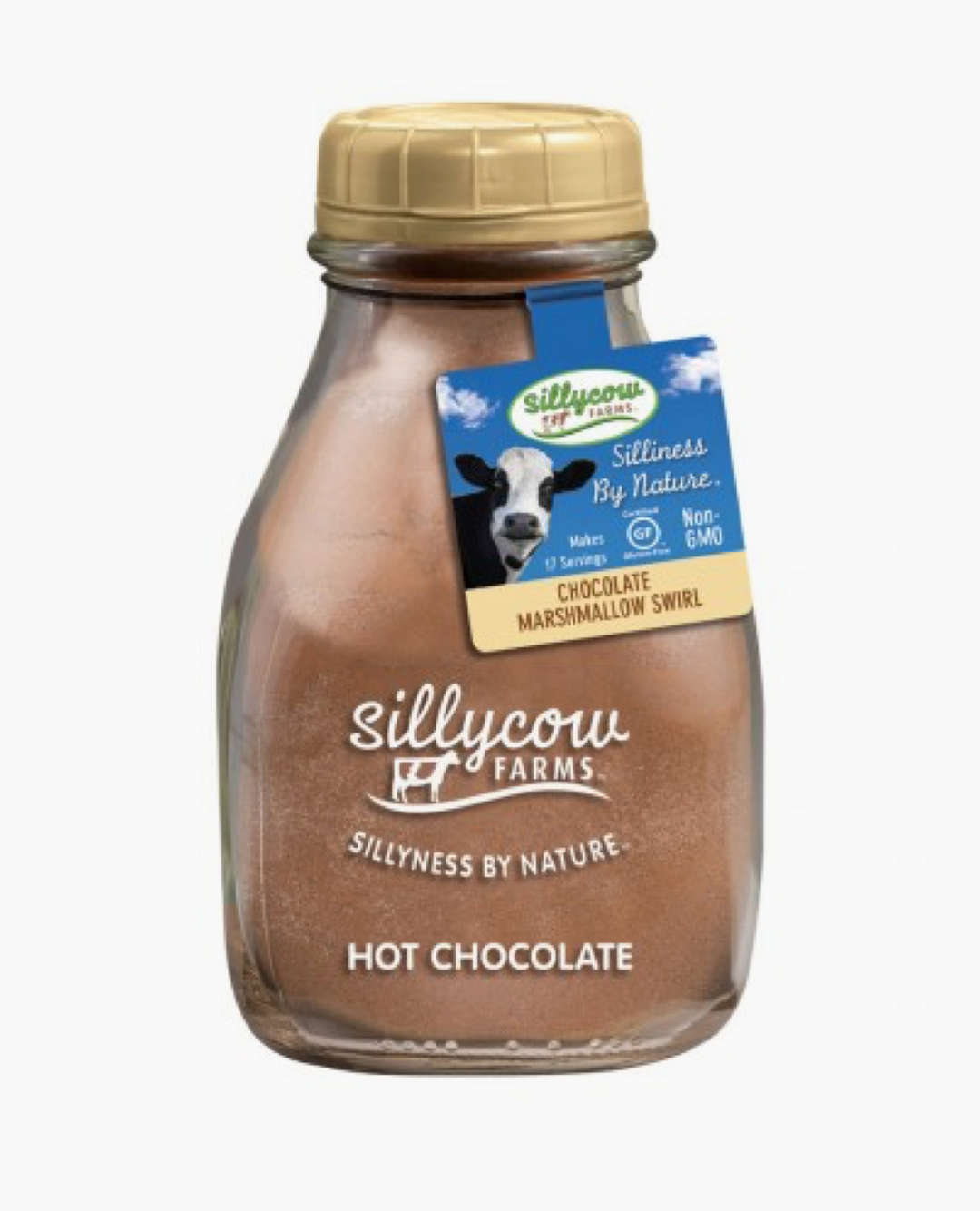 Sillycow Farms - Chocolate Marshmallow Swirl Hot Cocoa Mix 16.9 oz Bottle - Main Street Roasters