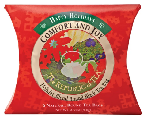 Comfort and Joy Sampler Pillow | Republic of Tea - Main Street Roasters®