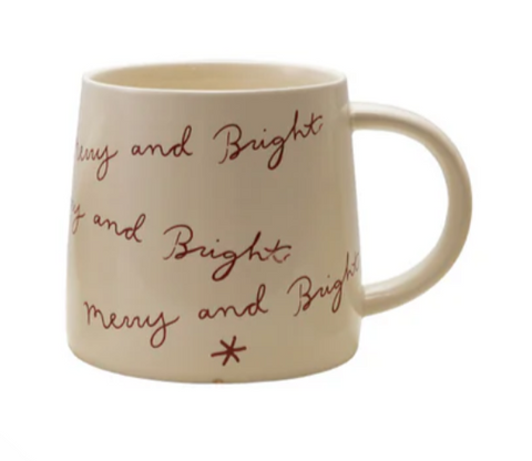 Holiday Saying Stoneware Mug | 16 oz.