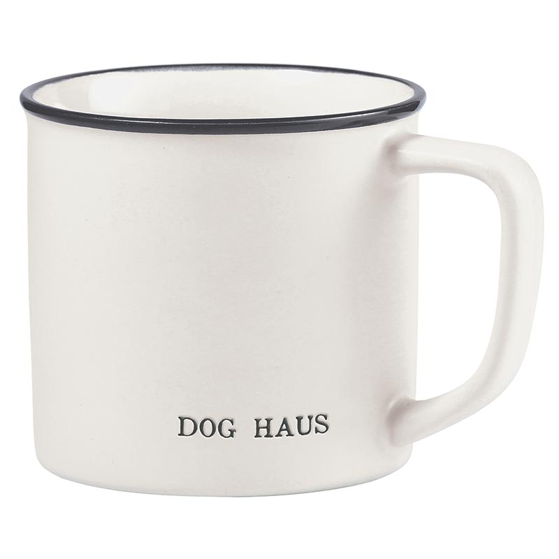 Scripted Matte White Mug - Dog Haus- Main Street Roasters