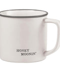 Scripted Matte White Mug - Honey Moonin' - Main Street Roasters