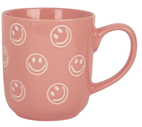 Smiley Face Mug | Pink