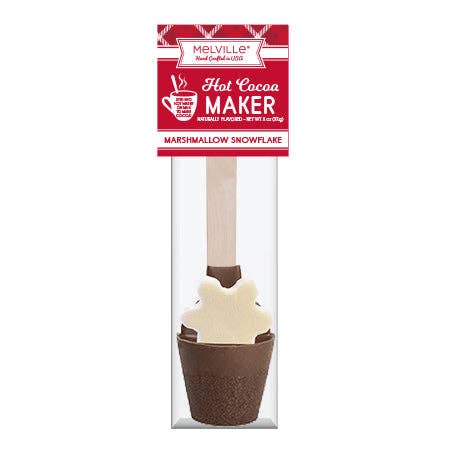 Snowflake Marshmallow Hot Chocolate Spoons