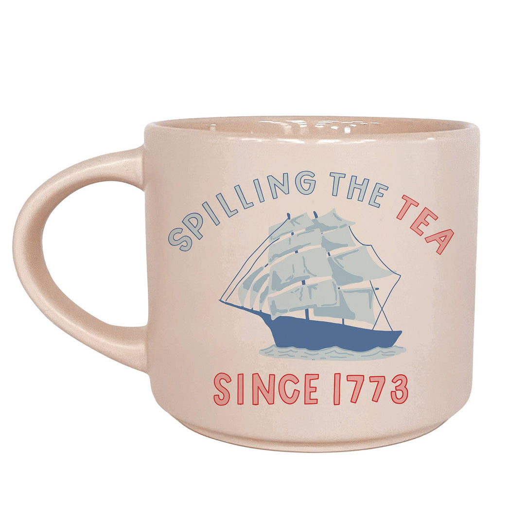 Spilling The Tea Ceramic Mug