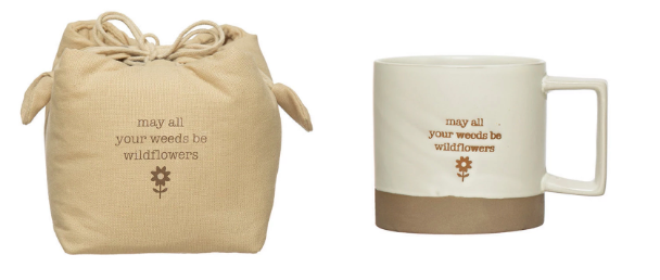 Spring Stoneware Mug - May All Your Weeds - Main Street Roasters