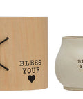 Stoneware Mug with Wood Gift Box - Bless Your Heart - Main Street Roasters