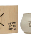 Stoneware Mug with Wood Gift Box - Gimme Some Sugar - Main Street Roasters