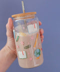 Teacher Icons Glass Can - Main Street Roasters