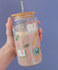 Teacher Icons Glass Can - Main Street Roasters