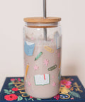 Teacher Icons Glass Can - Main Street Roasters
