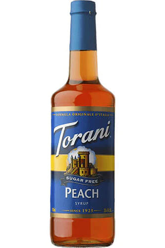 Torani Syrups | 750ml - Sugar Free Peach - Main Street Roasters