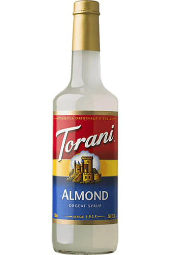 Torani Syrups | 750ml - Almond Orgeat - Main Street Roasters