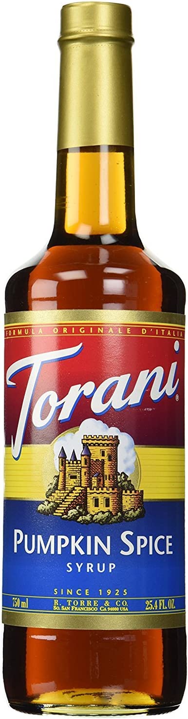 Torani Syrups | 750ml - Pumpkin Spice - Main Street Roasters