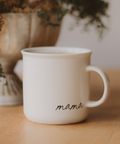 White Mama Campfire Mug - Front