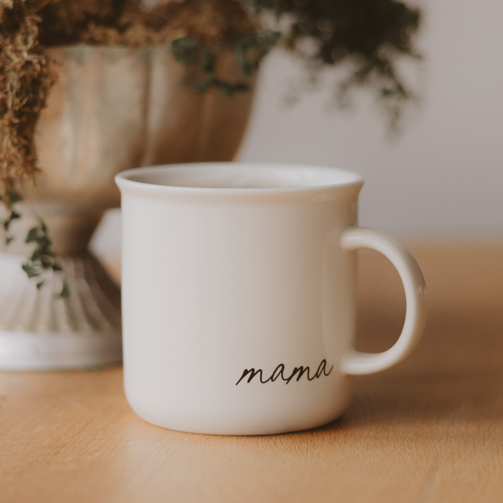White Mama Campfire Mug - Front