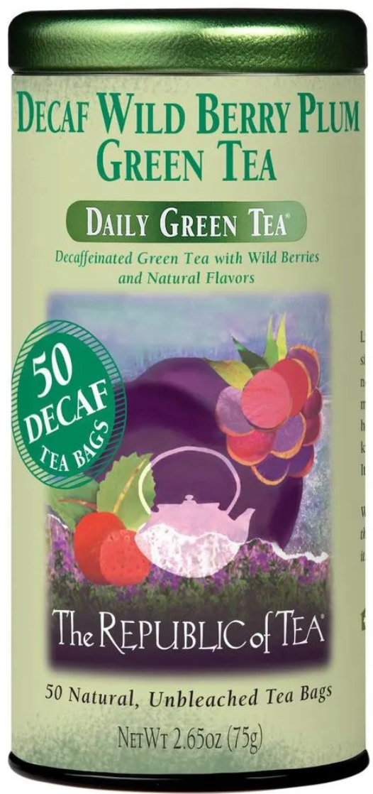 Wild Berry Plum Green Tea - Decaf - Republic of Tea