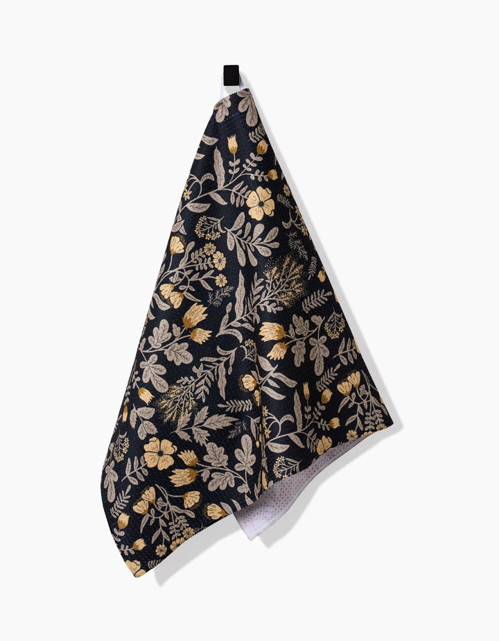 Woodland Wildflowers Tea Towel - Hanging From Loop
