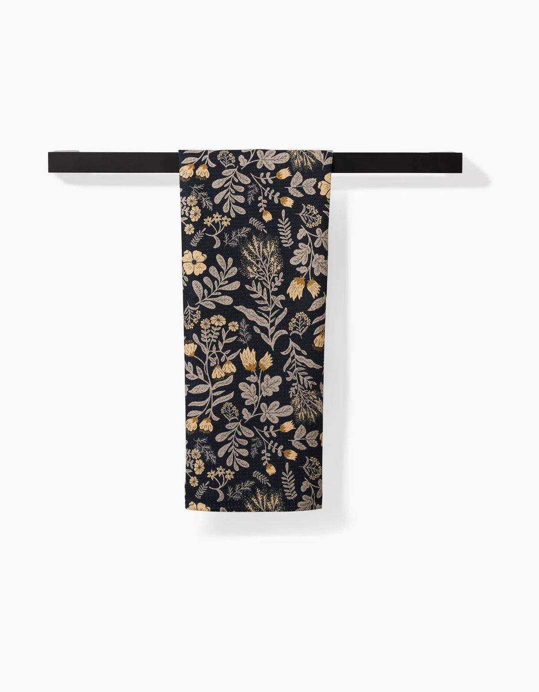 Woodland Wildflowers Tea Towel - Hanging From Towel Bar