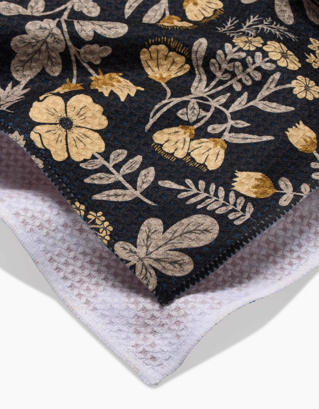 Woodland Wildflowers Tea Towel Edge Binding