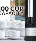 100 Cup Commercial Coffee Urn Black -100 Cup Capacity | Zulay Kitchen - Main Street Roasters