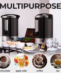 100 Cup Commercial Coffee Urn - Coffee Tea Apple Cider Hot Chocolate | Zulay Kitchen - Main Street Roasters