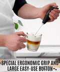 Powerful Twister Milk Frother - Ergonomic | Zulay Kitchen - Main Street Roasters