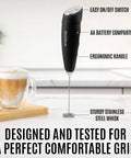 Powerful Twister Milk Frother- Features | Zulay Kitchen - Main Street Roasters