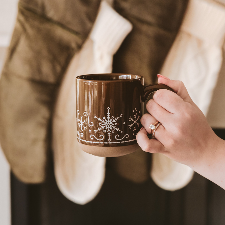 *NEW* Gingerbread Stoneware Coffee Mug - Main Street Roasters