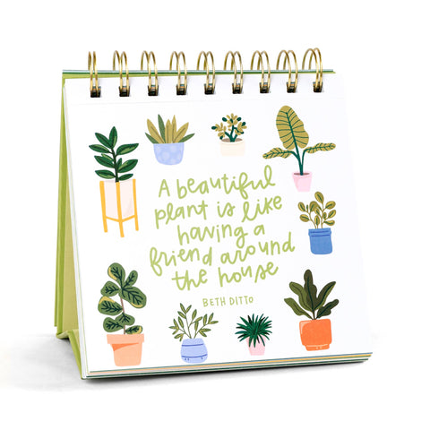 Pippi Post - 52 Weeks of Plant Quotes Desk Flip Calendar - Main Street Roasters®