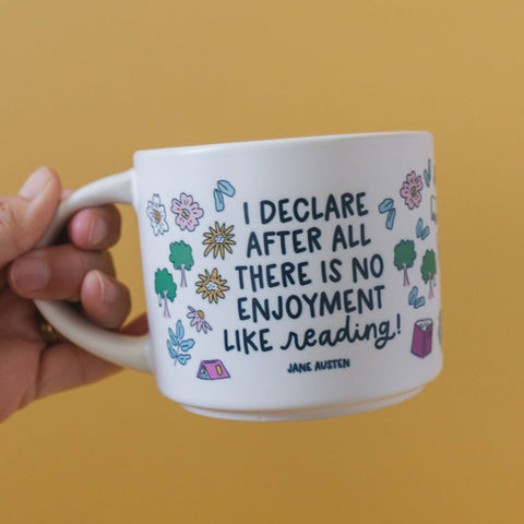 Reading Pride and Prejudice Ceramic Mug - Main Street Roasters®
