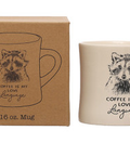 Animal & Saying Mug - Raccoon - Coffee Is My Love Language
