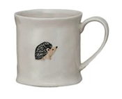 Animal/Fruit Embossed Mug - Hedgehog