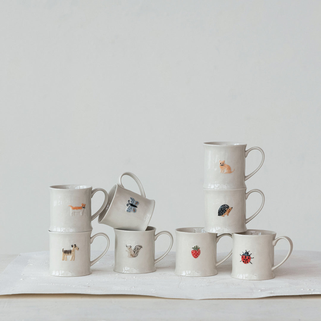 Animal/Fruit Embossed Mugs