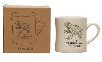 Animal & Saying Mug - Frog - Kissing Booth Is Closed