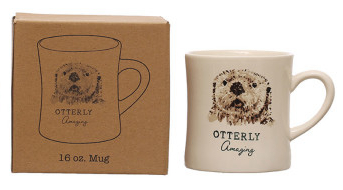 Animal & Saying Mug - Otter - Otterly Amazing