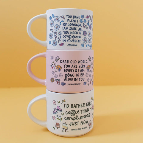 Pippi Post - Plenty of Courage Wizard of Oz Ceramic Mug - Main Street Roasters®