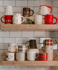 Sweet Water Decor - *NEW* Green Stripe Coffee Mug - Christmas Decor & Gifts - Main Street Roasters®