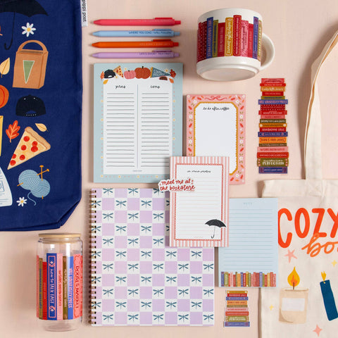 Pippi Post - Stars Hollow Bookshelf Large Ceramic Mug - Main Street Roasters®