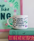Reading Pride and Prejudice Ceramic Mug - Main Street Roasters®