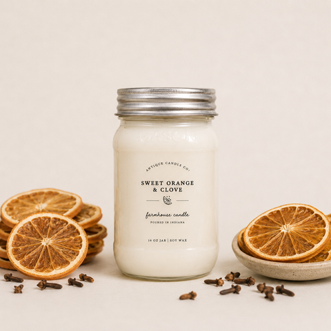 Antique Candle Co.® - Sweet Orange & Clove - Soy Candle