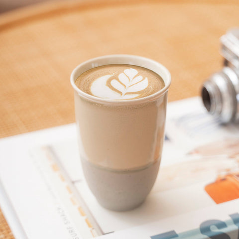 Nova Ceramics Travel Mugs - Mist Ceramic Mug – 12oz Reusable Travel Coffee Cup - Main Street Roasters®