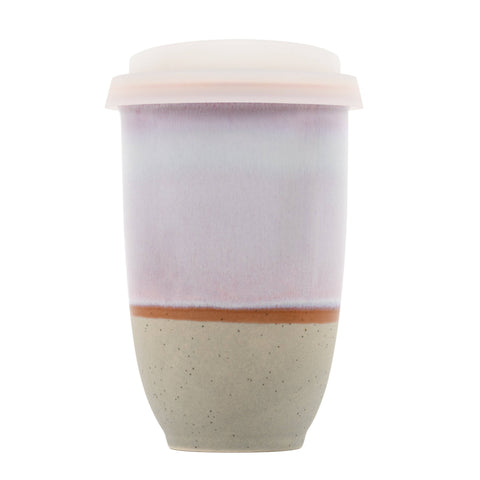 Nova Ceramics Travel Mugs - Horizon Ceramic Travel Mug – 12oz with Lid & Sleeve - Main Street Roasters®