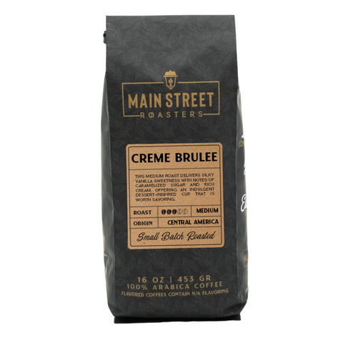 Creme Brulee Flavored Coffee WHS - Main Street Roasters®