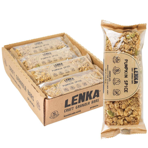 Lenka Craft Granola Bars - Pumpkin Spice Granola Bar (Seasonal) - Dairy Free