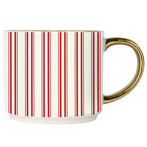 Sweet Water Decor - *NEW* Red Stripe Coffee Mug - Christmas Decor and Gifts - Main Street Roasters®